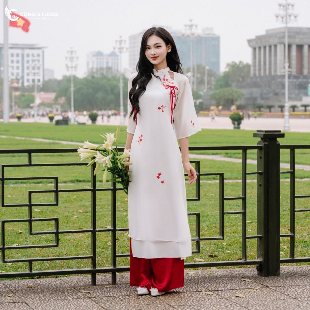 Chụp ảnh áo dài dã ngoại đẹp, chuyên nghiệp, trọn gói (9)